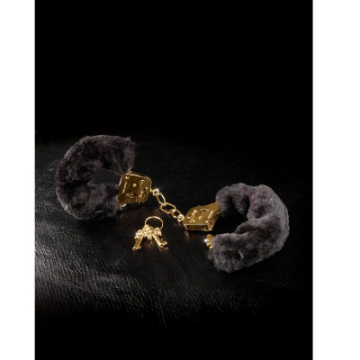 FETISH FANTASY GOLD DELUXE FURRY CUFFS