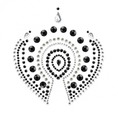 BIJOUX INDISCRETS FLAMBOYANT BLACK & SILVER