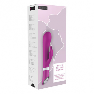 B SWISH BWILD DELUXE COELHO VIBRADOR DE FRAMBOESA