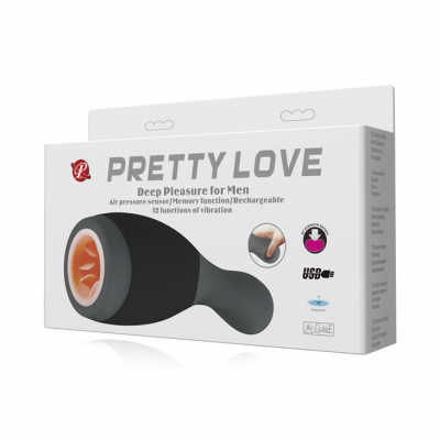 PRETTY LOVE  MASTURBADOR RECARGABLE DEEP PLEASURE FOR MEN