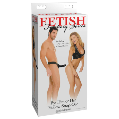 FETISH FANTASY SERIES BLACK DREAM HOLLOW STRAP ON