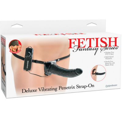 FETISH FANTASY SERIES DELUXE VIBRATING PENETRIS STRAP-ON