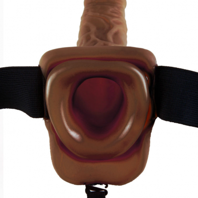 FETISH FANTASY SERIES 9' ARNES CON TESTICULOS HUECO MAN 22.9 CM MARRON