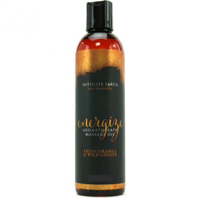 ÓLEO DE MASSAGEM DE AROMATERAPIA INTIMADA DE LARANJA E GENGIBRE 120ML