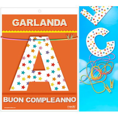 GARLAND BUON COMPLEANNO (Cartão 220gr)