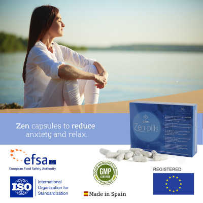 ZEN PILLS CÁPSULAS PARA REDUZIR A ANSIEDADE