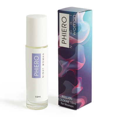 MULHER DA NOITE DE PHIERO. PERFUME COM FEROMONAS EM FORMATO DE ROLL-ON PARA MULHERES