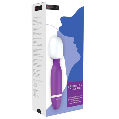 B SWISH BTHRILLED CLASSIC MASSAGER ROXO