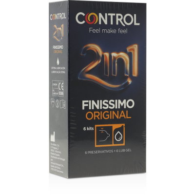 CONTROL DUO FINISIMO + LUBRICANTE 6 UNIDADES