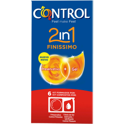 CONTROL DUO FINISIMO + LUBRICANTE 6 UNIDADES