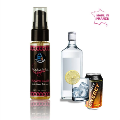 VOULEZ-VOUS LUBRICANTE SILICONA - VODKA CON RED BULL 35 ML