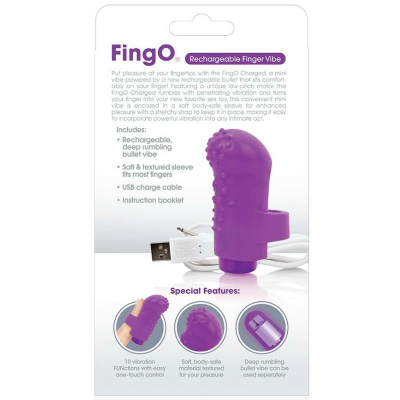 GRITANDO O RECARREGÁVEL FINGER VIBE FING O ROXO