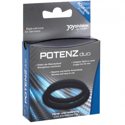 POTENZ DUO ANÉIS PRETO - M