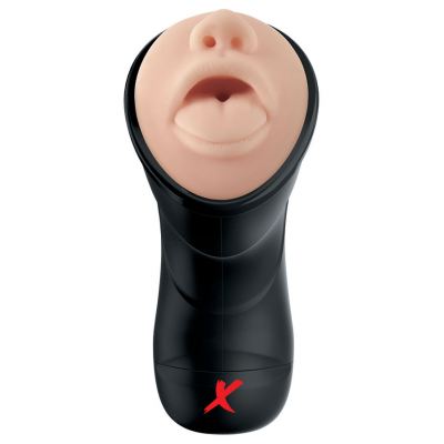 PDX ELITE DEEP THROAT VIBRATING STROKER