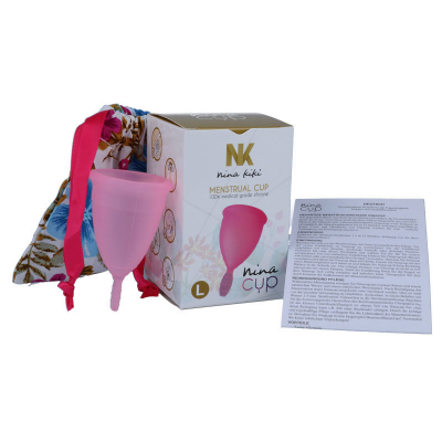 NINA CUP MENSTRUAL CUP TAMANHO L ROSA