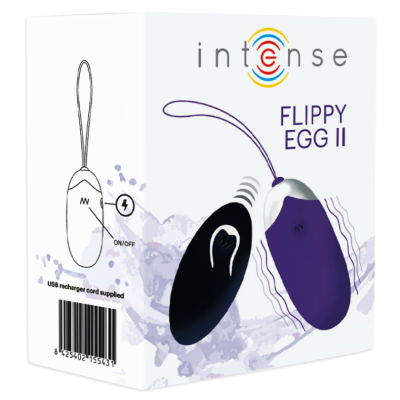 INTENSE FLIPPY II VIBRANTE OVO COM CONTROLE REMOTO ROXO