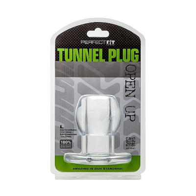 PERFECT FIT ASS TUNNEL PLUG SILICONE CLEAR L