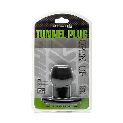 PERFECT FIT ASS TUNNEL PLUG SILICONE BLACK M