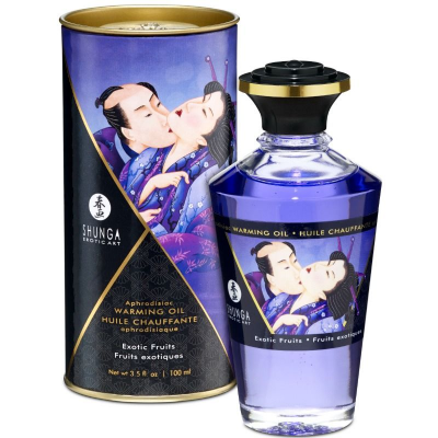 SHUNGA APHRODISIAC AQUECIMENTO ÓLEO FRUTAS EXÓTICAS 100 ML