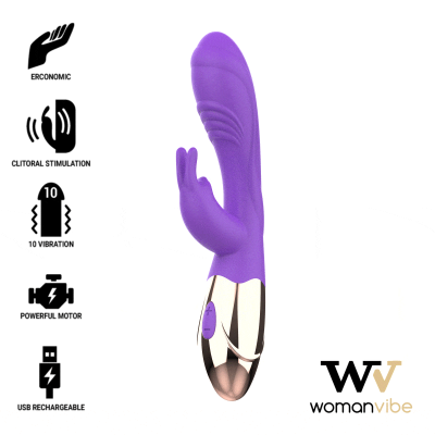 WOMANVIBE VIORA SILICONE RECARREGÁVEL VIBRADOR