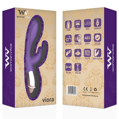 WOMANVIBE VIORA SILICONE RECARREGÁVEL VIBRADOR