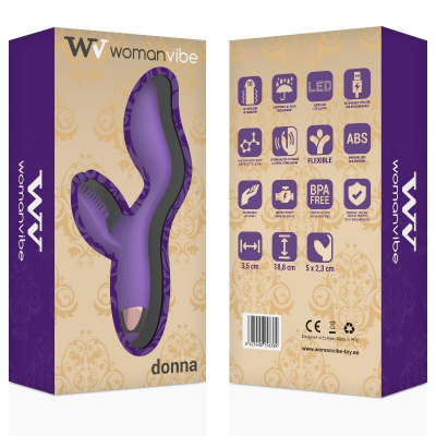 WOMANVIBE DONNA VIBRADOR DE SILICONE RECARREGÁVEL