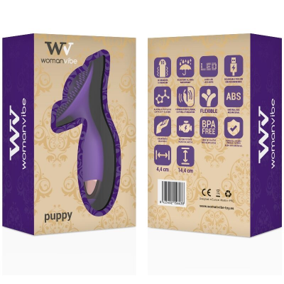 SILICONE RECARREGÁVEL DE ESTIMULADOR DE CACHORRO WOMANVIBE