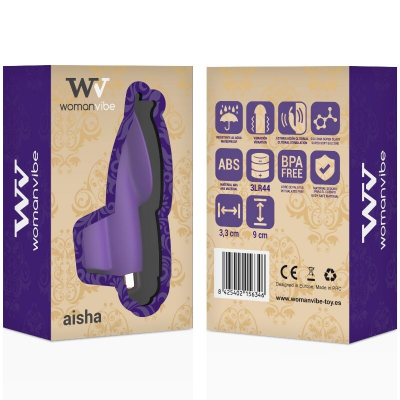 DEDO ESTIMULADOR DE SILICONE WOMANVIBE AISHA