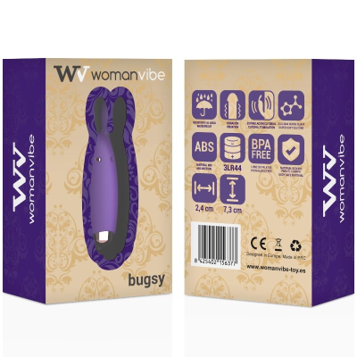 ESTIMULADOR DE SILICONE WOMANVIBE BUGSY