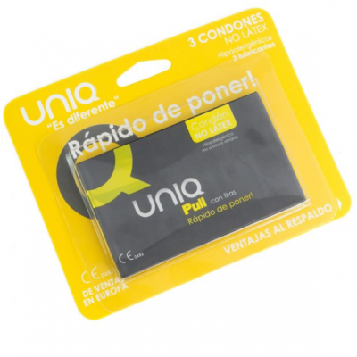 UNIQ PULL FREE LATEX 3UDS