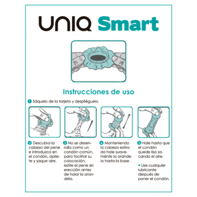 UNIQ SMART PRÉ-EREÇÃO GRATUITO LATEX 3UDS