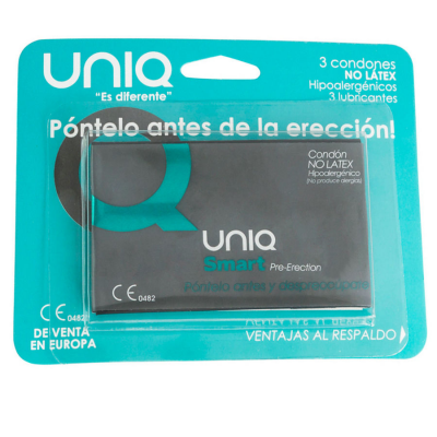 UNIQ SMART PRÉ-EREÇÃO GRATUITO LATEX 3UDS