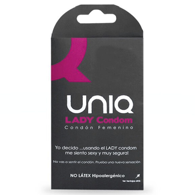 UNIQUE LADY CONDOM FRE LATEX 3 UDS