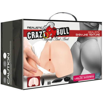 CRAZY BULL - ÂNUS REALÍSTICO E VAGINA COM POSTURA DE VIBRAÇÃO 4