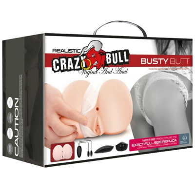 CRAZY BULL - ÂNUS E VAGINA REALÍSTICOS COM POSTURA DE VIBRAÇÃO 6