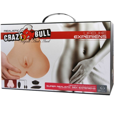 CRAZY BULL - ÂNUS REALÍSTICO E VAGINA COM POSTURA DE VIBRAÇÃO 7