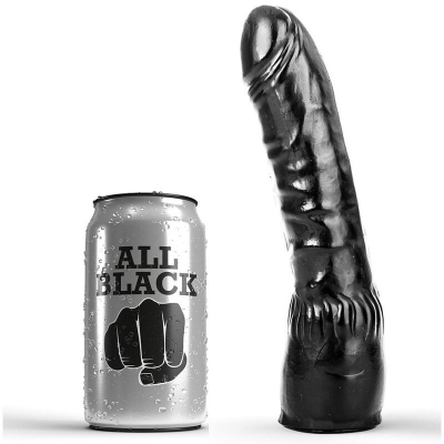 ALL BLACK DILDO 20CM