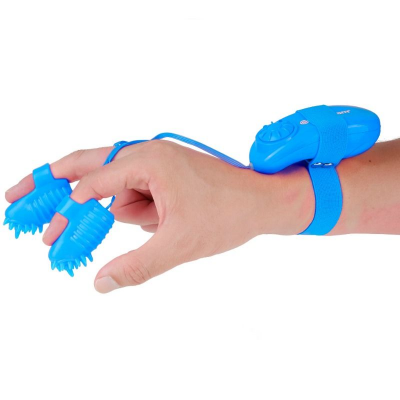 NEON MAGIC TOUCH FINGER FUN BLUE