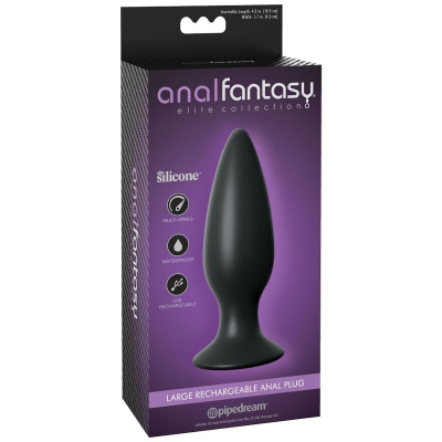 COLEÇÃO ANAL FANTASY ELITE GRANDE PLUGUE ANAL RECARREGÁVEL