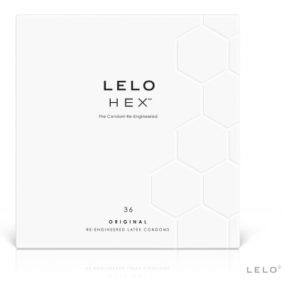 LELO HEX PRESERVATIVE BOX 36 UNIDADES