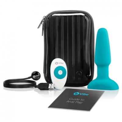 B-VIBE RIMMING CONTROL REMOTO ANAL PLUG 2 TEAL