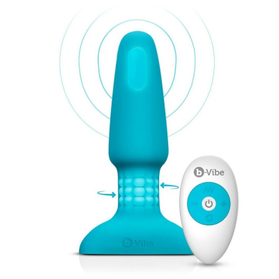 B-VIBE RIMMING CONTROL REMOTO ANAL PLUG 2 TEAL