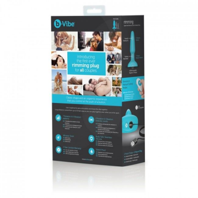 B-VIBE RIMMING CONTROL REMOTO ANAL PLUG 2 TEAL