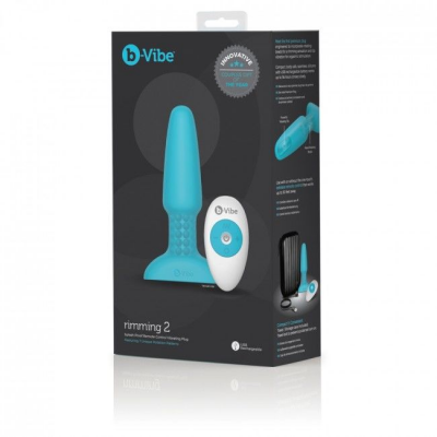 B-VIBE RIMMING CONTROL REMOTO ANAL PLUG 2 TEAL