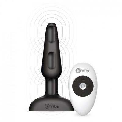 B-VIBE TRIO CONTROL REMOTO PLUG ANAL NEGRO