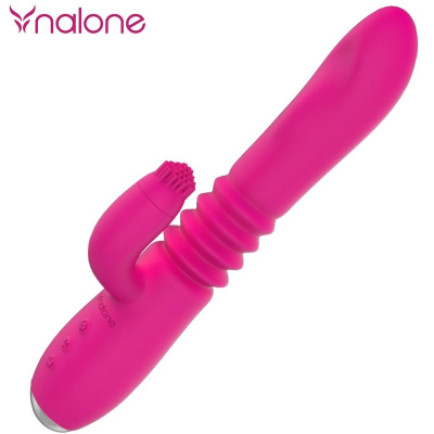 NALONE VIBRADOR PARA CIMA E PARA BAIXO E COELHO COM ROTAÇÃO