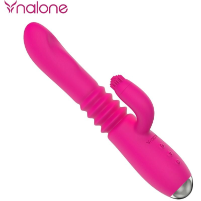 NALONE VIBRADOR PARA CIMA E PARA BAIXO E COELHO COM ROTAÇÃO