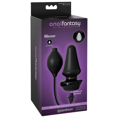 PLUGUE DE BUTT DE SILICONE INFLÁVEL ANAL FANTASY ELITE Collection