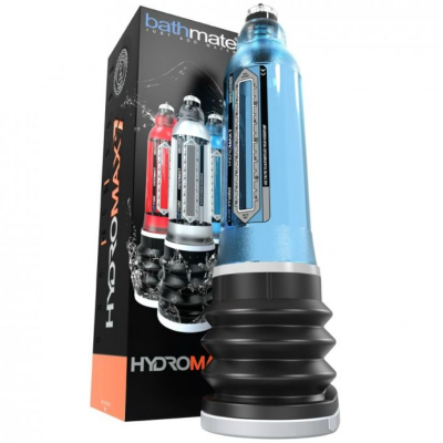 BOMBA DE BANHO HYDROMAX 7 PÊNIS AZUL