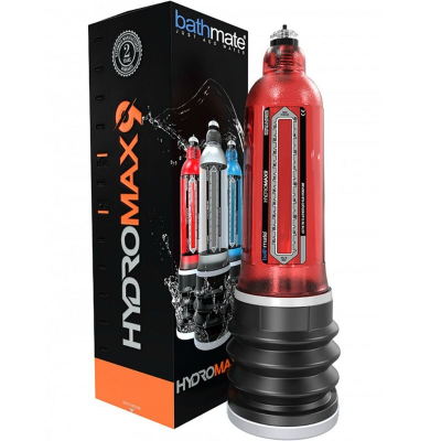 BOMBA DE BANHO HYDROMAX 9 PENIS RED